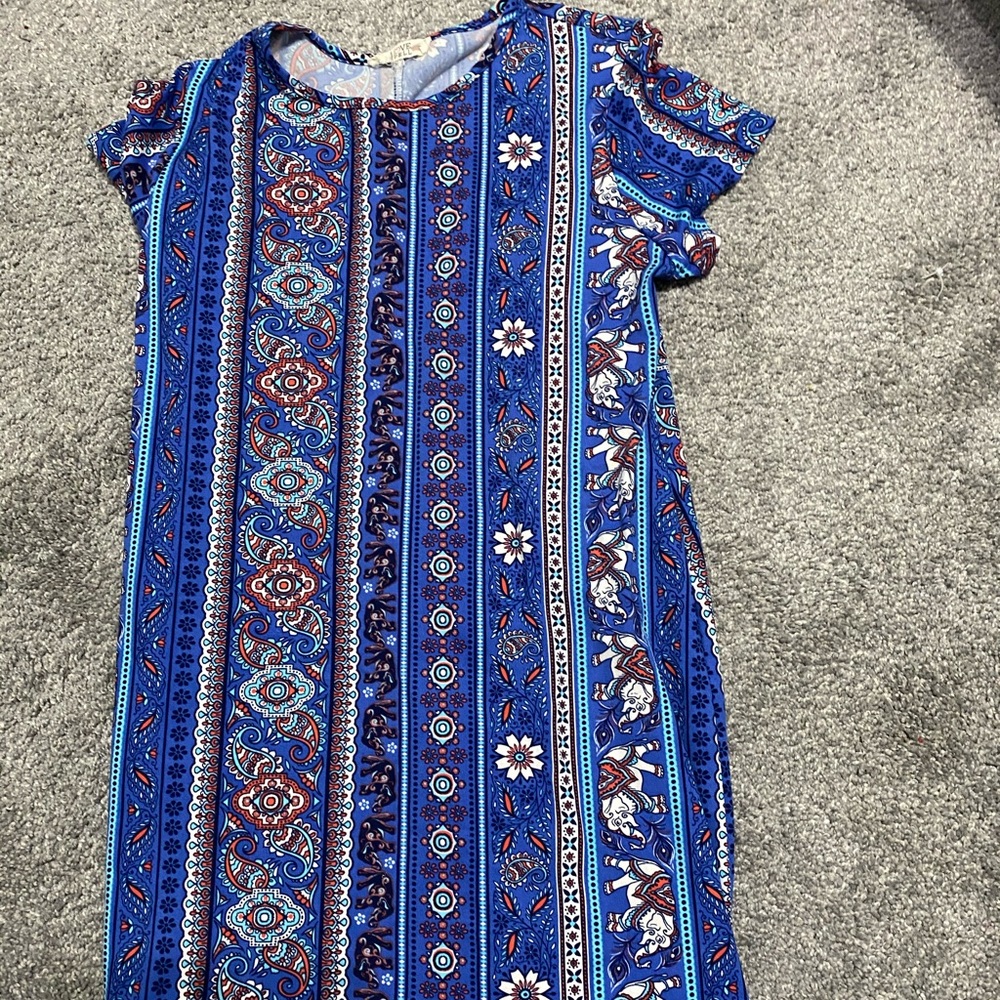 Blue dress